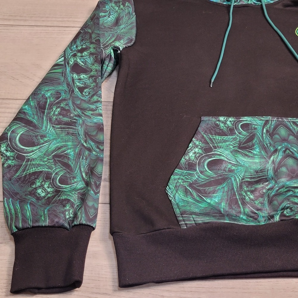 ✨Johnathan Singer x Many Visions Emerald Suwampee Dripper Hoodie XL Tipper Art - Picture 2 of 16